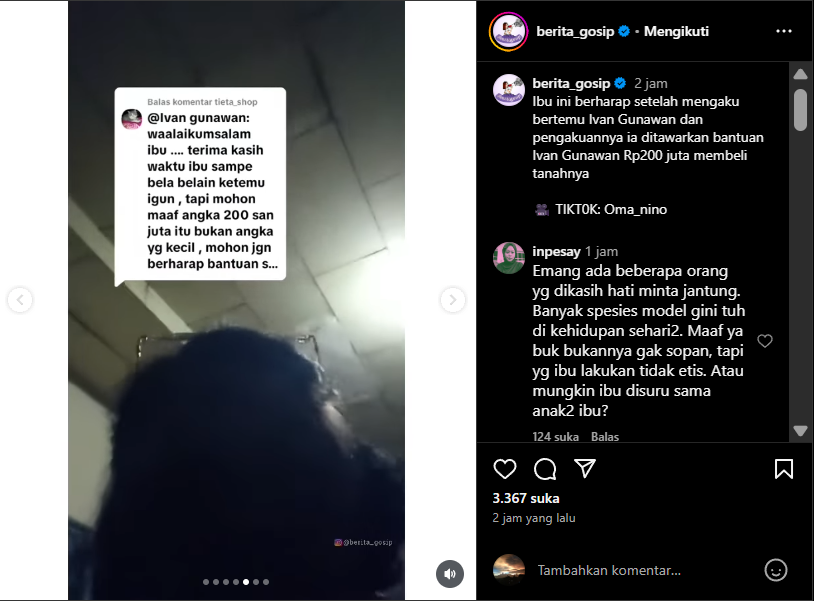 klarifikasi ibu Palembang
